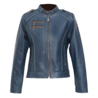 Chamarra de Piel de Borrego para Dama Corta Torera Irma