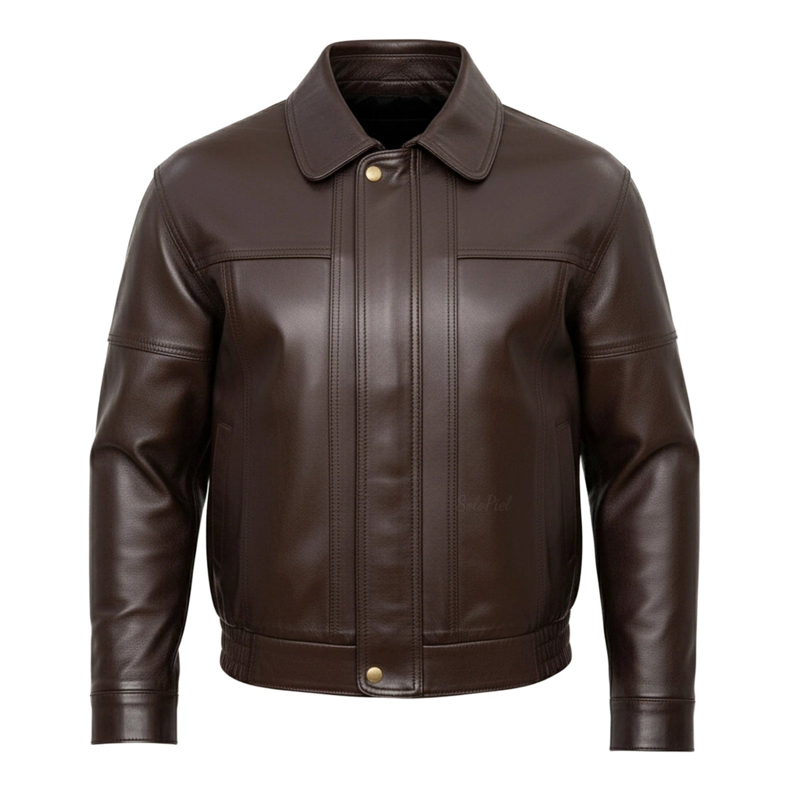 Chamarra de Piel de Borrego para Caballero Con Elástico Alemana - Image 5