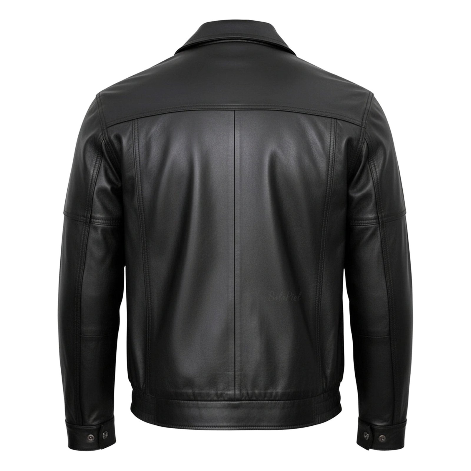 Chamarra de Piel de Borrego para Caballero Con Elástico Alemana - Image 2