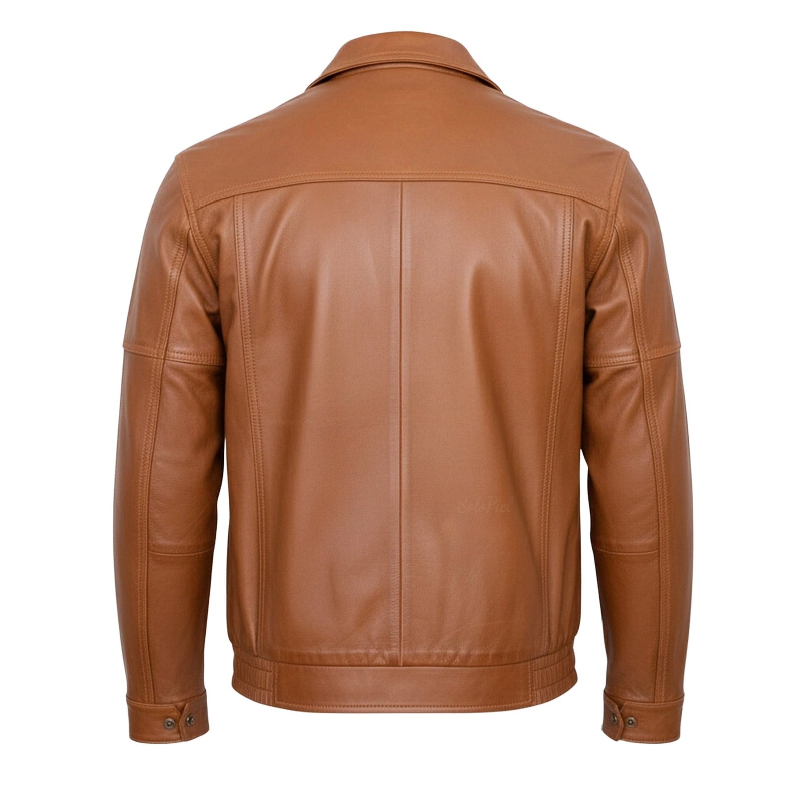 Chamarra de Piel de Borrego para Caballero Con Elástico Alemana - Image 8