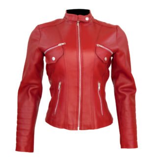 Chamarra de Piel de Borrego para Dama Torera Slim Aranza