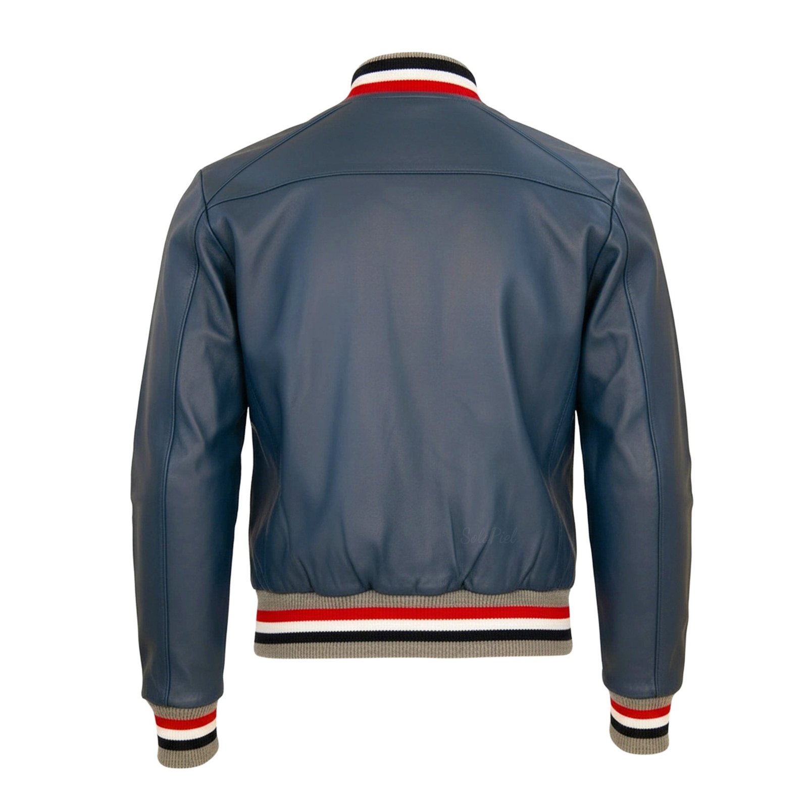 Chamarra de Piel de Borrego Para Caballero Estilo Bomber con Cardigan Bayron - Image 8