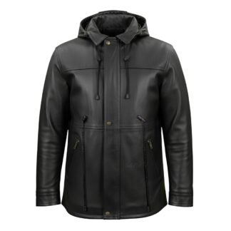 Chamarra de Piel de Borrego para Caballero Corte Cazadora