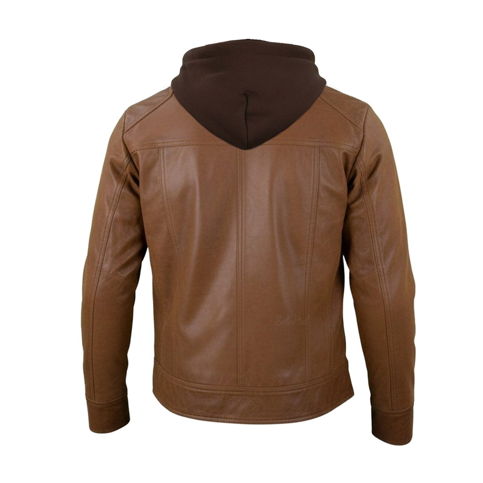 Chamarra de Piel de Borrego para Caballero Con Capucha Desmontable Eduardo Slim - Image 8