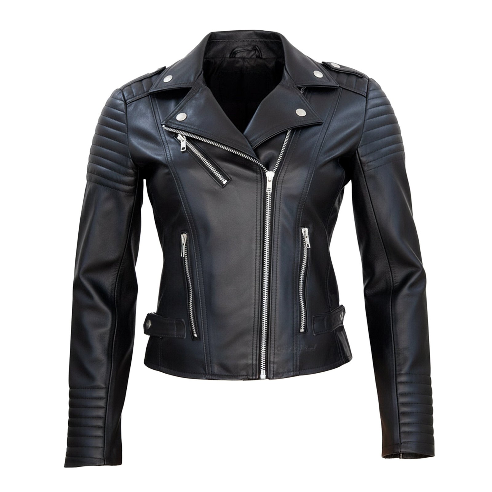 Chamarra de Piel de Borrego para Dama Torera Slim Rockera Galilea - Image 8