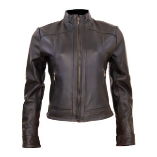 Chamarra de Piel de Borrego para Dama Torera Slim Jade