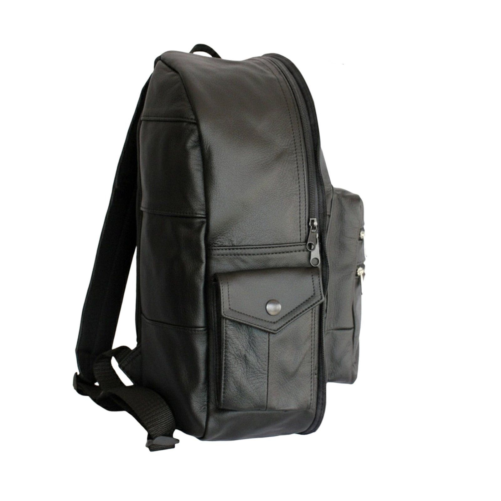 Mochila Backpack de Piel Expandible - Image 2