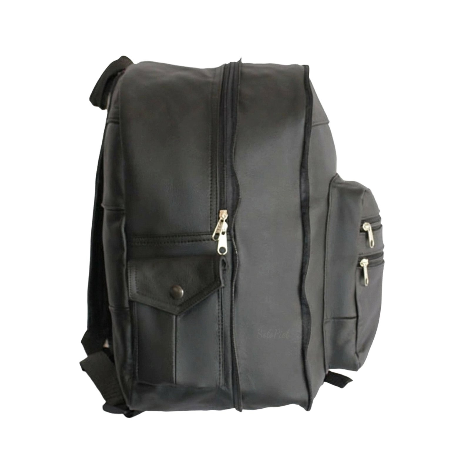 Mochila Backpack de Piel Expandible - Image 6