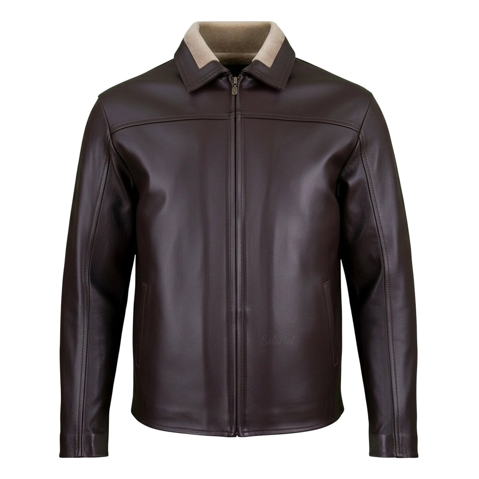 Chamarra de Piel de Borrego para Caballero Forro de Lana Sintética Marcos - Image 4