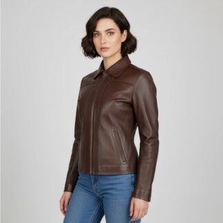 Chamarra de Piel de Borrego para Dama Cuello Sport Plus