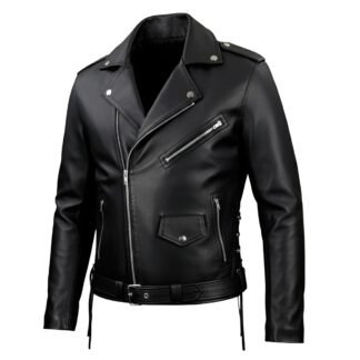 Chamarra de Piel de Borrego para Caballero Rockera Ligera