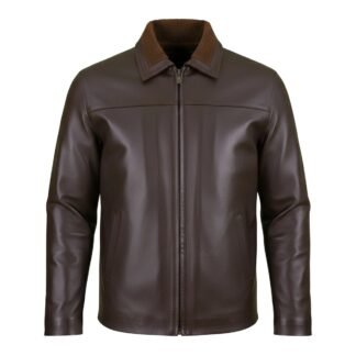 Chamarra de Piel de Borrego para Caballero Con Forro de Lana Sintética Ruso