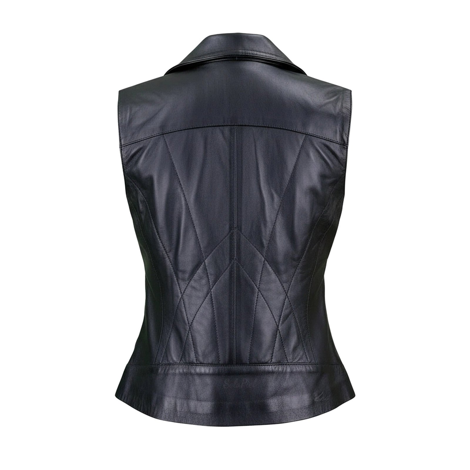 Chaleco de Piel de Borrego Acabado Tejido para Dama Yadhira - Image 2